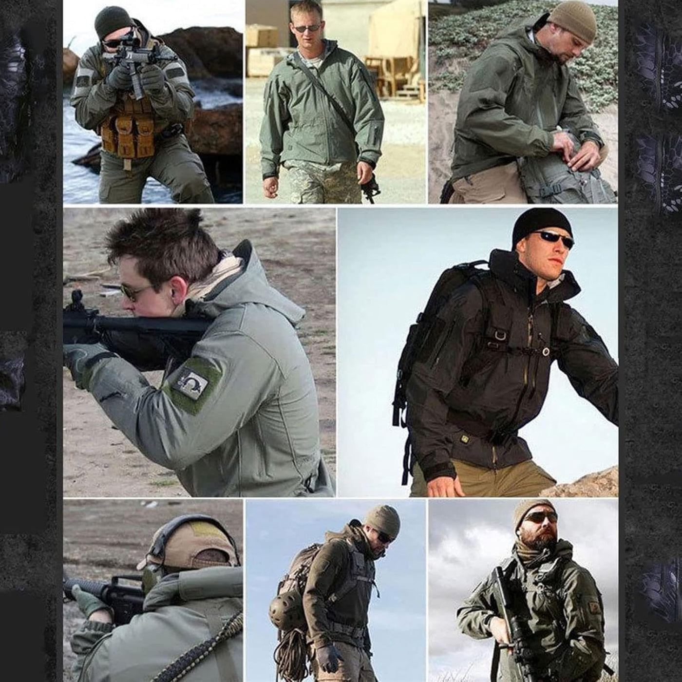 Set aus Jacke und Hose – taktische Outdoor-Jacke und Cargohose für Herren