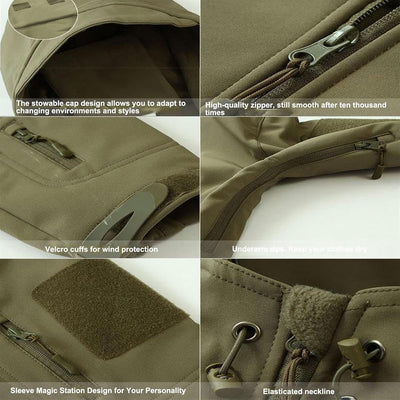 Set aus Jacke und Hose – taktische Outdoor-Jacke und Cargohose für Herren