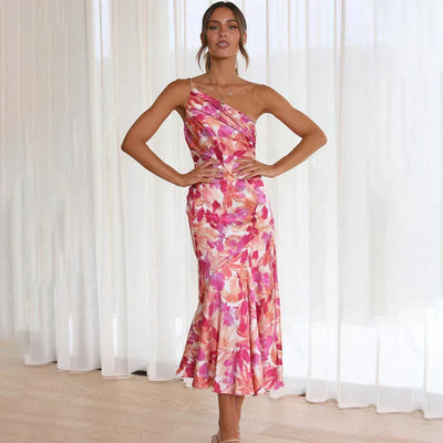 Off-the-shoulder kleid