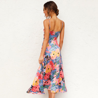 Geblümtes kleid für frauen