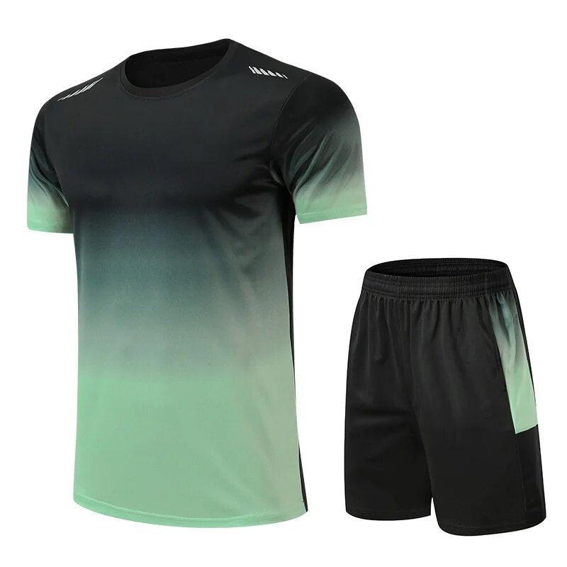 Shorts und T-Shirt Set - Schnell trocknend - Workout - Activewear Set - Sportbekleidung für Männer
