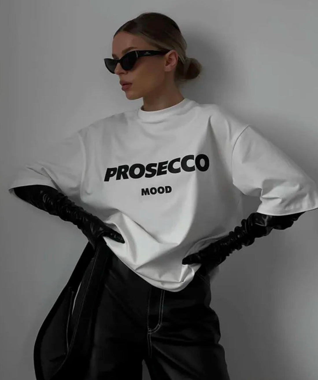 Damen-t-shirt in übergroße