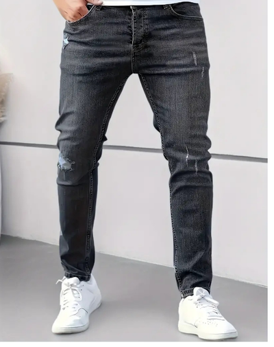 Slim-Fit-Jeans | Stretch | Rissig | Skinny-Jeans | Herrenjeans