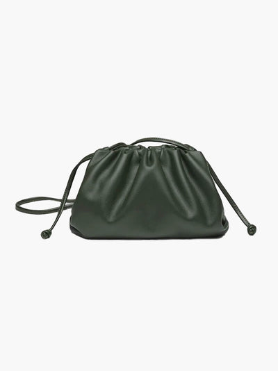 Damen Crossbody Tasche aus veganem Leder – Elegante Dumpling Bag