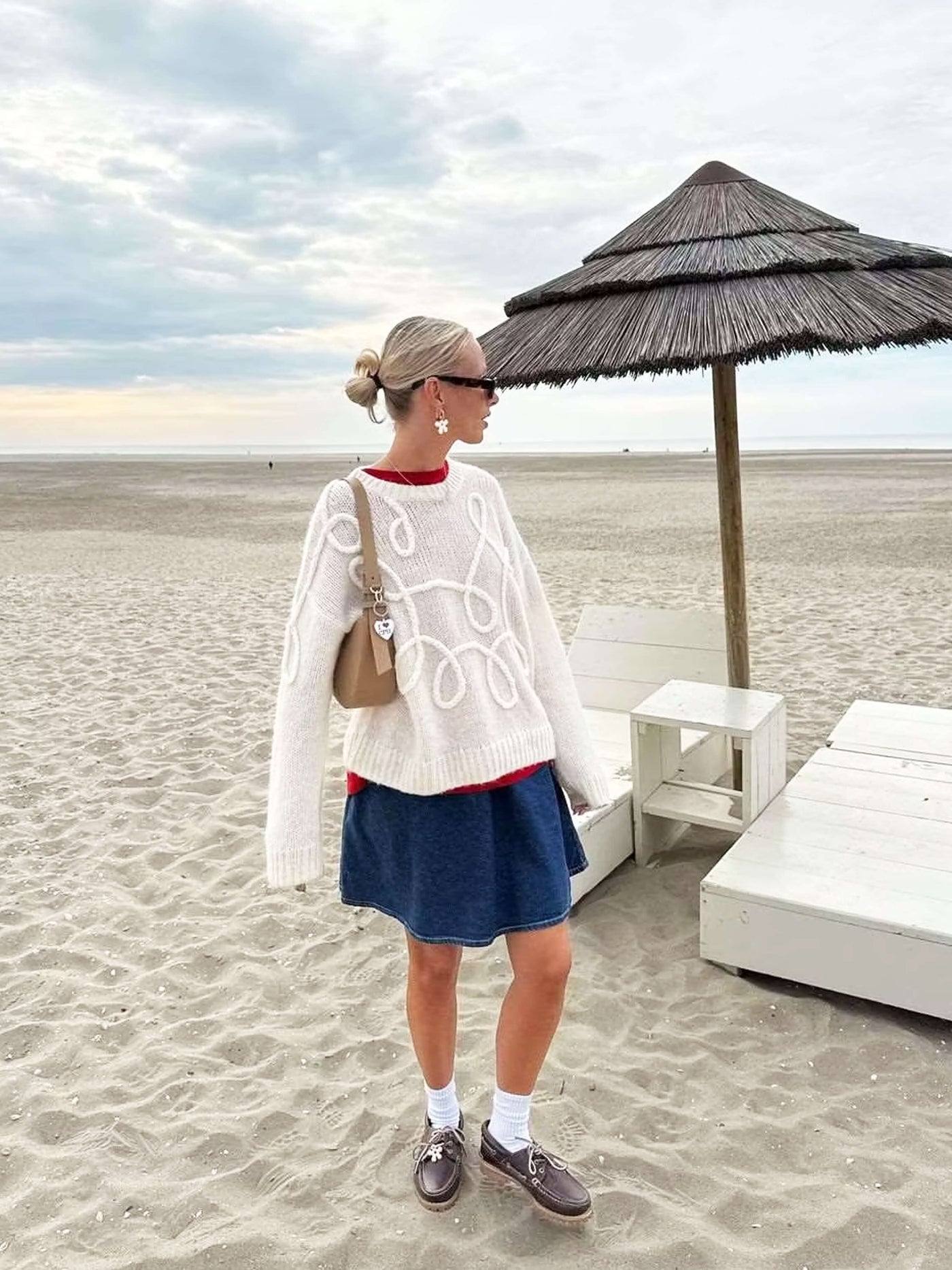 Damen Strickpullover – Oversize Pullover mit Strickmuster für stilvolle Outfits