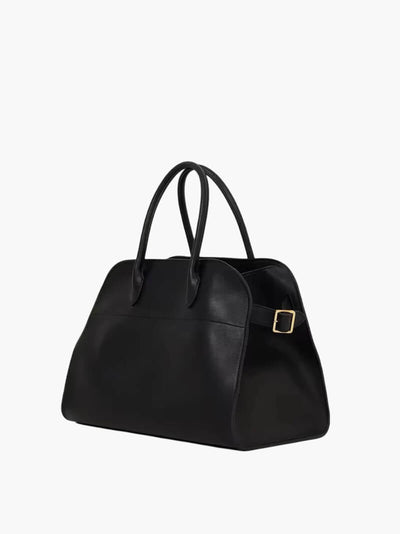 Große Damen Shopper Tasche – Strukturierte Schultertasche Wildleder/Leder