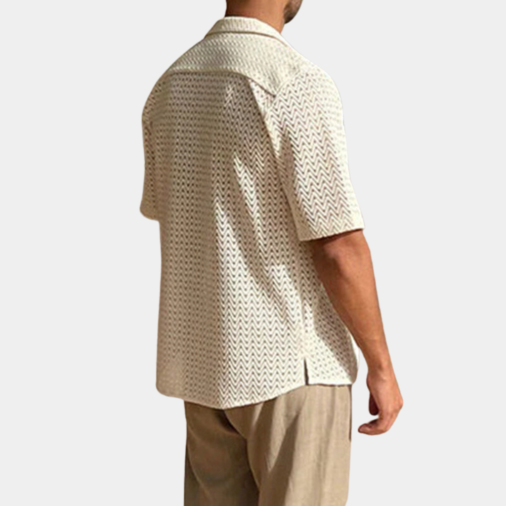 Sommerhemd | Kragen | Knopfleiste | Kurzarmhemd | Herrenhemd