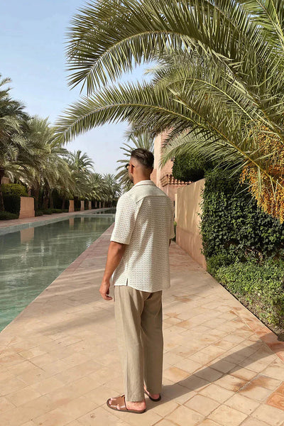 Sommerhemd – mit Knöpfen – leicht – kurzärmliges Hemd – Herrenhemden