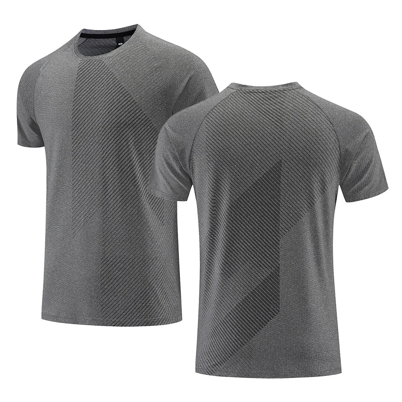 Sport-T-Shirt – atmungsaktives, schnell trocknendes Kurzarm-Fitness-T-Shirt für Herren