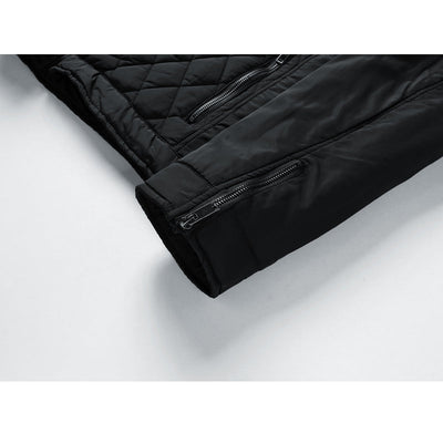 Steppjacke | Mit Reißverschluss | Kariert | Herbstjacke | Herrenjacke