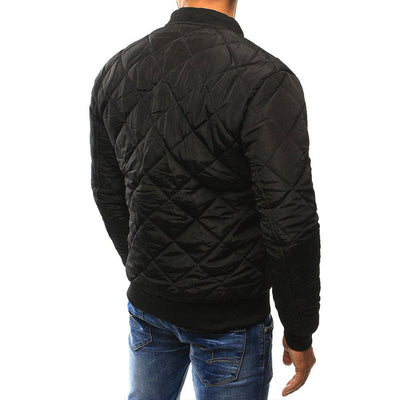 Steppjacke – lässige Winterjacke für Herren mit Reißverschluss und Taschen