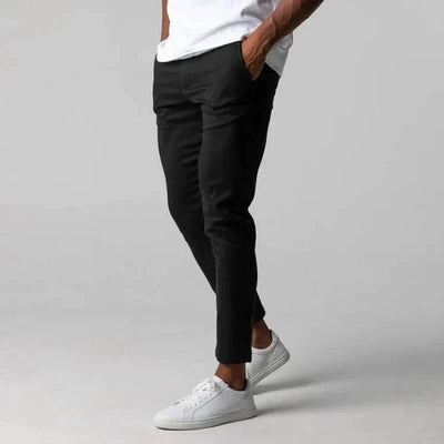 Stretch-Hosen | Elastische Taille | Slim Fit | Chinos | Herrenhosen