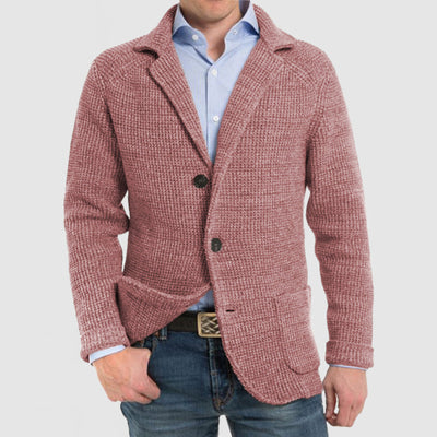 Strickjacke | Button-Up | V-Ausschnitt | Strickjacke | Herrenjacke