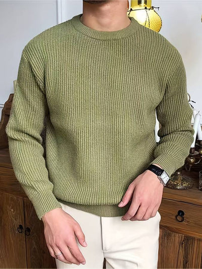 Strickpullover – warm – Rippstrick – Strickpullover – Herren-Strickwaren