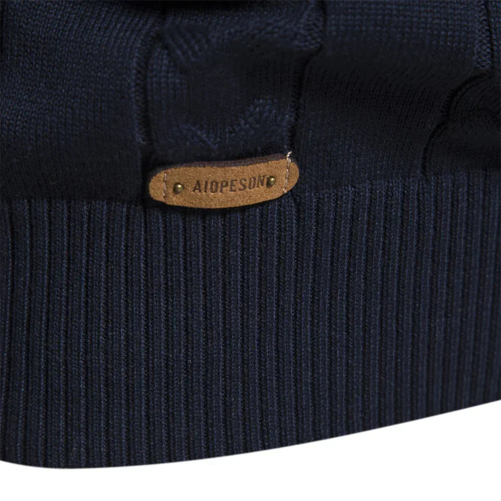 Nordischer winterpullover für männer