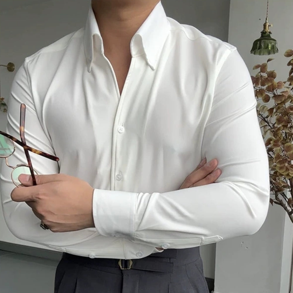 Adrian ™ | Italienisches Sport V-Ausschnitt Bambus-Shirt