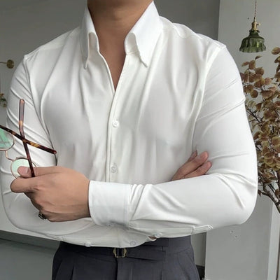 Adrian ™ | Italienisches Sport V-Ausschnitt Bambus-Shirt