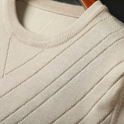 T-Shirt | Kaschmir | Lockere Passform | Rundhalsausschnitt T-Shirt | T-Shirts für Herren