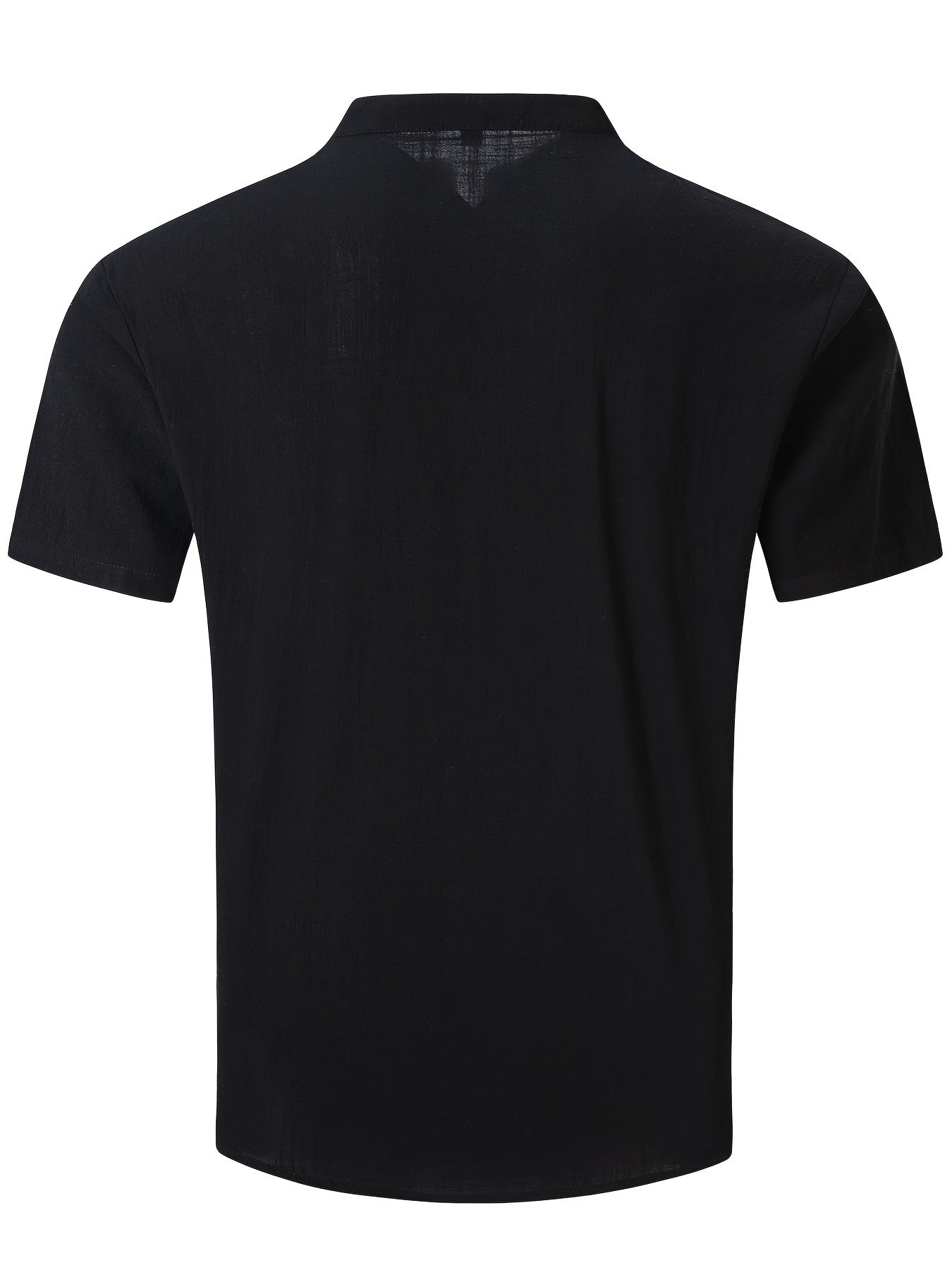 T-Shirt - Leichtgewicht - Knopfleiste - Sommerhemd - Herrenbekleidung