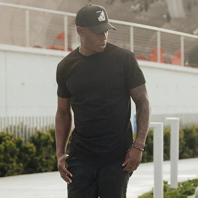 T-Shirt – Slim Fit – Rundhalsausschnitt – Sport-T-Shirt – Herren-T-Shirts