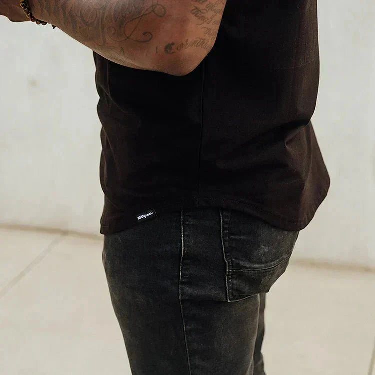 T-Shirt – Slim Fit – Rundhalsausschnitt – Sport-T-Shirt – Herren-T-Shirts