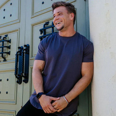 T-Shirt – Slim Fit – Rundhalsausschnitt – Sport-T-Shirt – Herren-T-Shirts