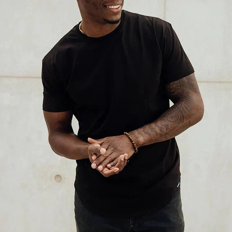 T-Shirt – Slim Fit – Rundhalsausschnitt – Sport-T-Shirt – Herren-T-Shirts