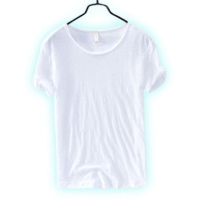 T-Shirt – leicht – mit kurzen Ärmeln – Rundhalsausschnitt – Herrenbekleidung