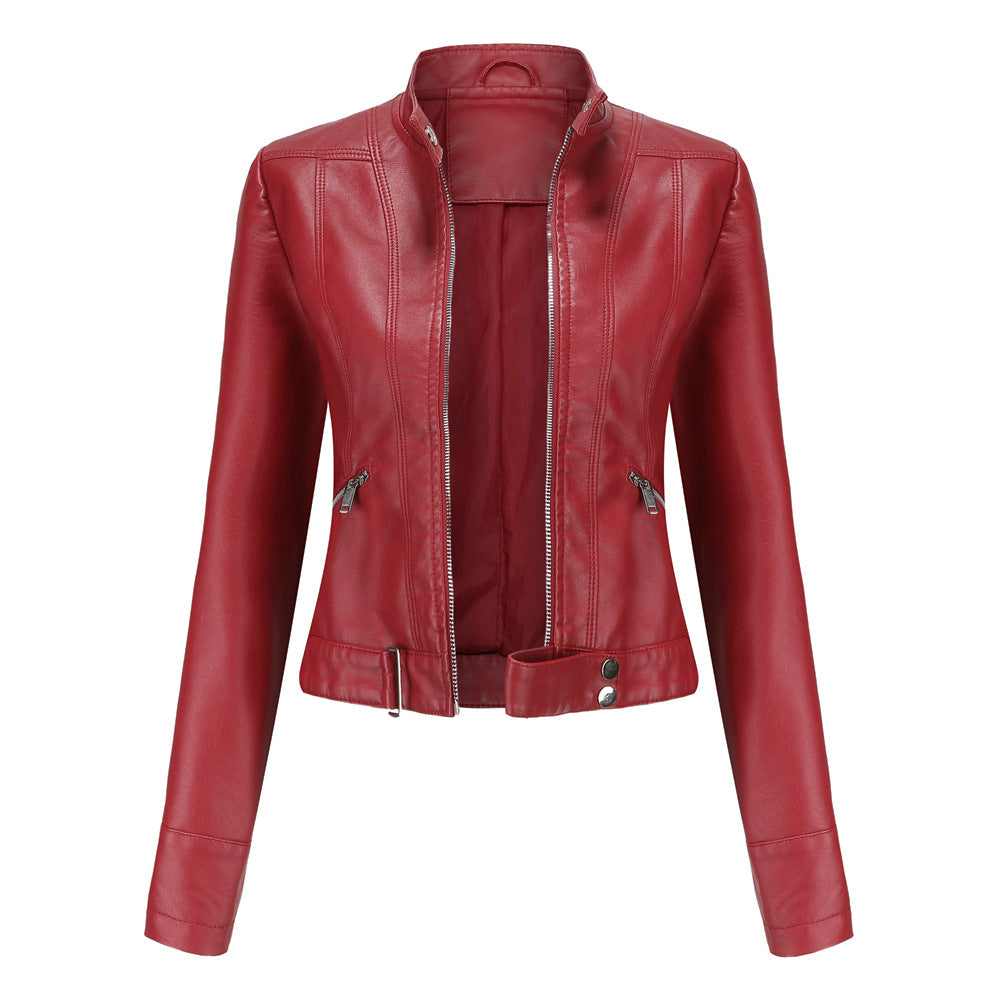 Stylische lederjacke