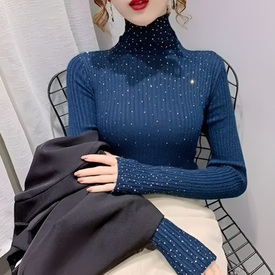 Eulalia | Polo-Shirt mit Diamantverzierung