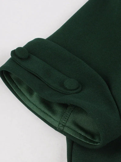 Eva - schwarzes v-ausschnitt wickelkleid