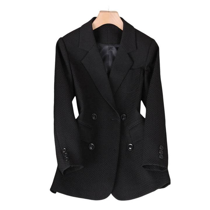 Damen Blazer mit Doppelreiher und langen Ärmeln