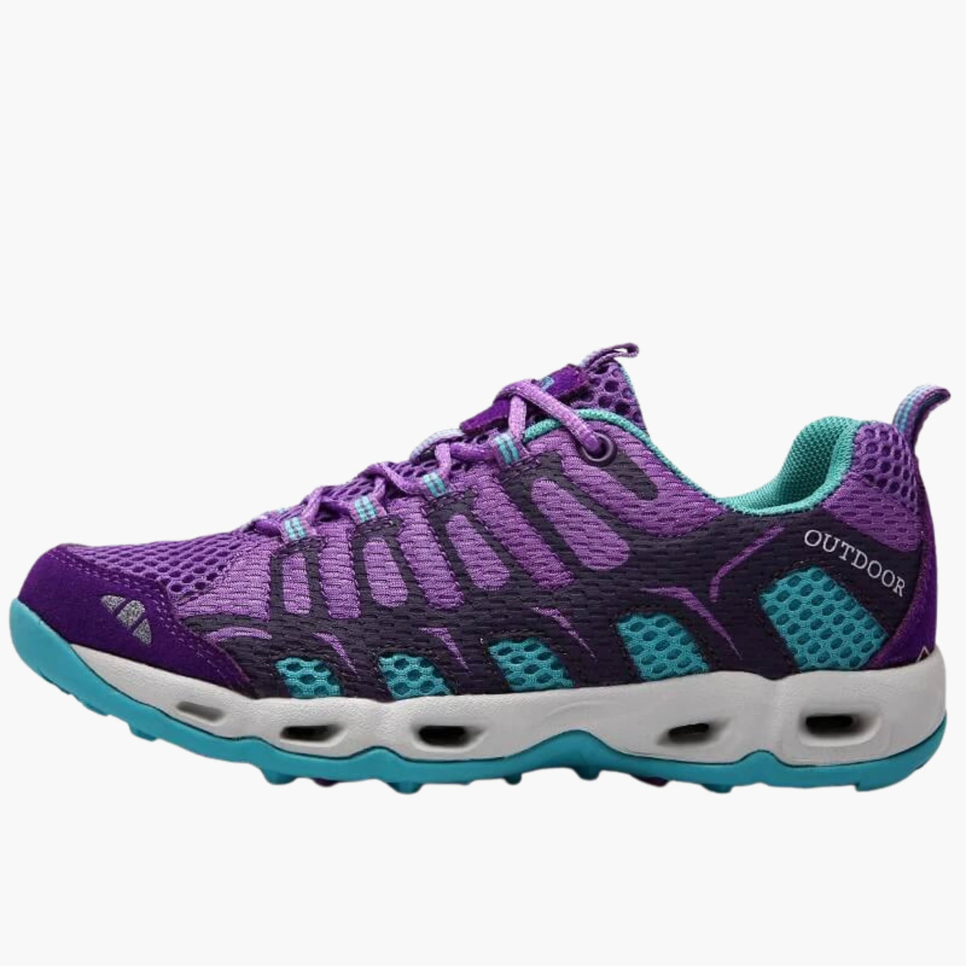 Unisex Trekking-Schuhe mit Schnürverschluss und profilierter Außensohle