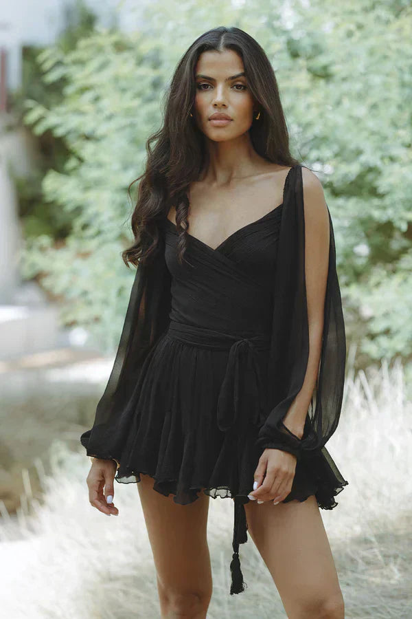 Luxuriöses minikleid für frauen