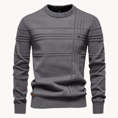 Strickpullover Herren Gestreift Kariert
