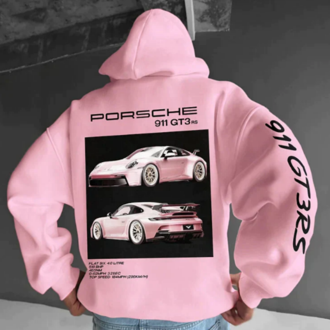 Warm Bedruckter Kapuzenpullover Für Herren | Übergröße