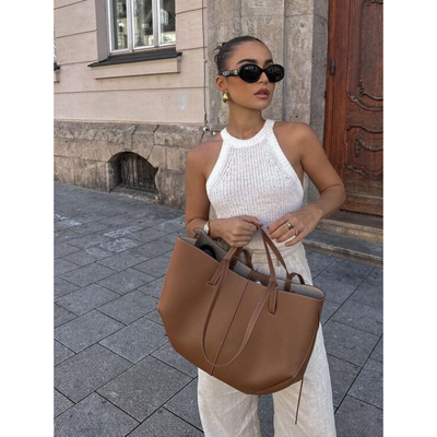 Klassische Vintage Umhängetasche Für Damen | Geräumig