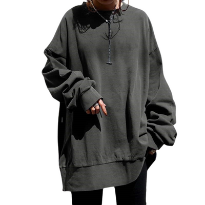 Lässiges Sweatshirt mit lockerer Passform für Damen