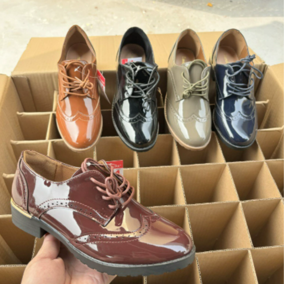 Damenschuhe Im Vintage Stil | Schnürschuhe