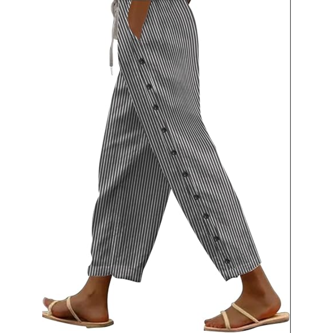 Kurze Sommerhose Für Damen | Gestreift