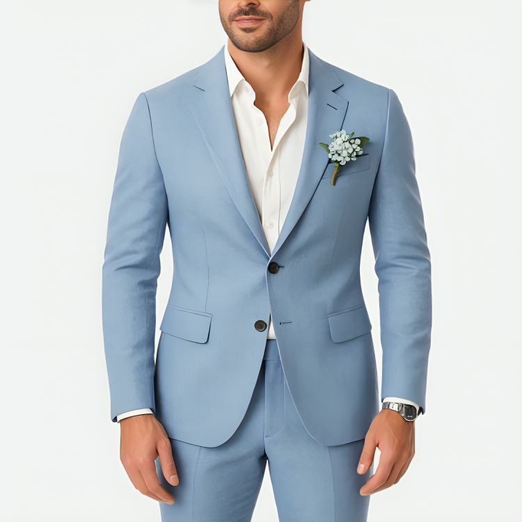 Zweiteiliger Freizeitanzug Für Hochzeitsgäste | Elegante