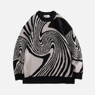 Wirbel-Pullover für Herren