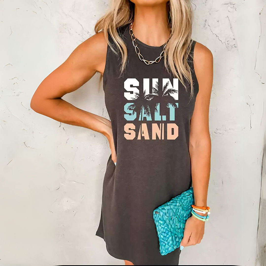 Ärmelloses Tankkleid für Damen