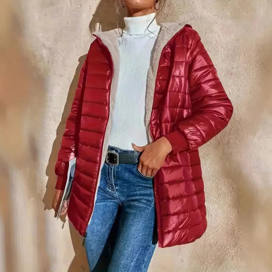 Kapuziner-Steppjacke für Damen