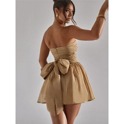 Elegantes Kleid Mit Glitzer Für Damen | Mini