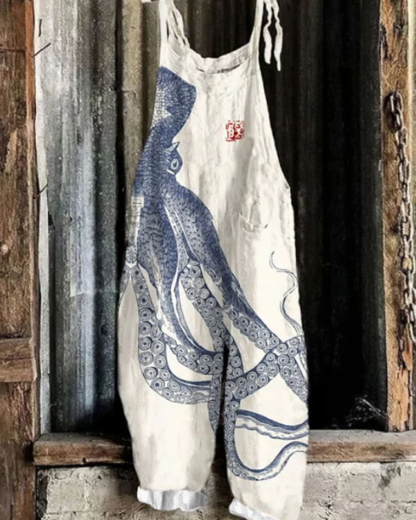 Mapula – Eleganter Overall Mit Weitem Bein Und Einzigartigem Gestaltung