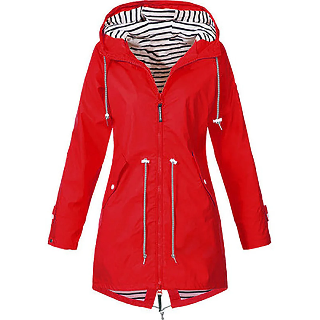 Regenjacke mit Kapuze für Damen