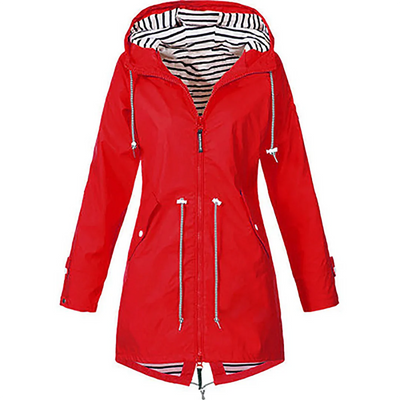 Regenjacke mit Kapuze für Damen
