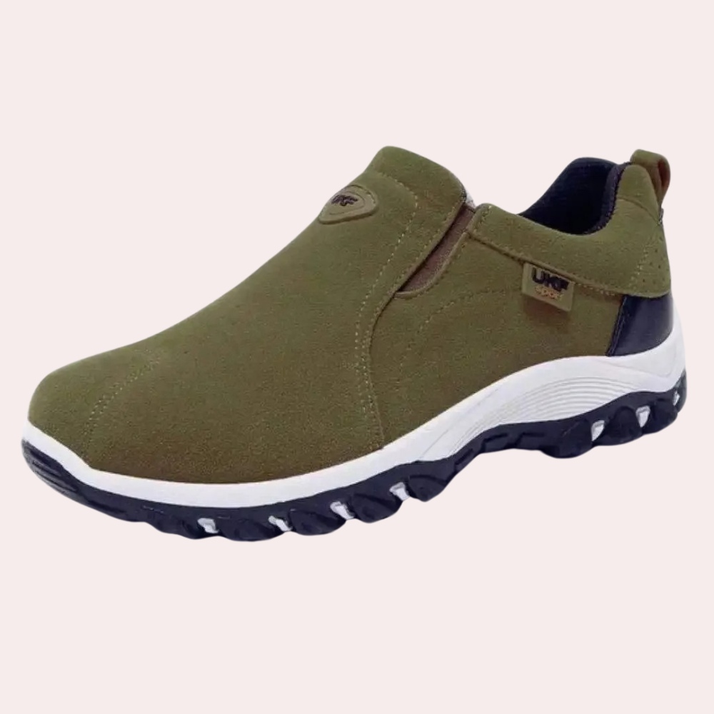 Walking-Schuhe – Herren-Orthopädieschuhe mit Gummisohle zum Hineinschlüpfen