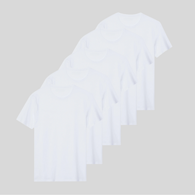 WHITE 5er-Pack - PREMIUM-FIT-SHIRTS®